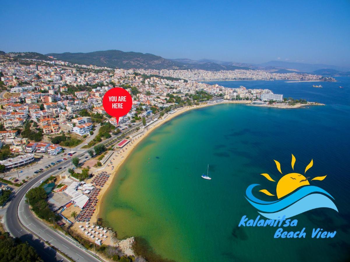Kalamitsa Beach View Kavala Eksteriør billede